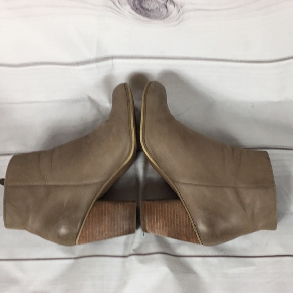 ❤️NORDSTROM BP TROLLEY TAN LEATHER ANKLE BOOT ~ 8.5 - Picture 4 of 7